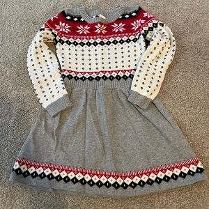 Gymboree girls winter sweater dress. Size 6
